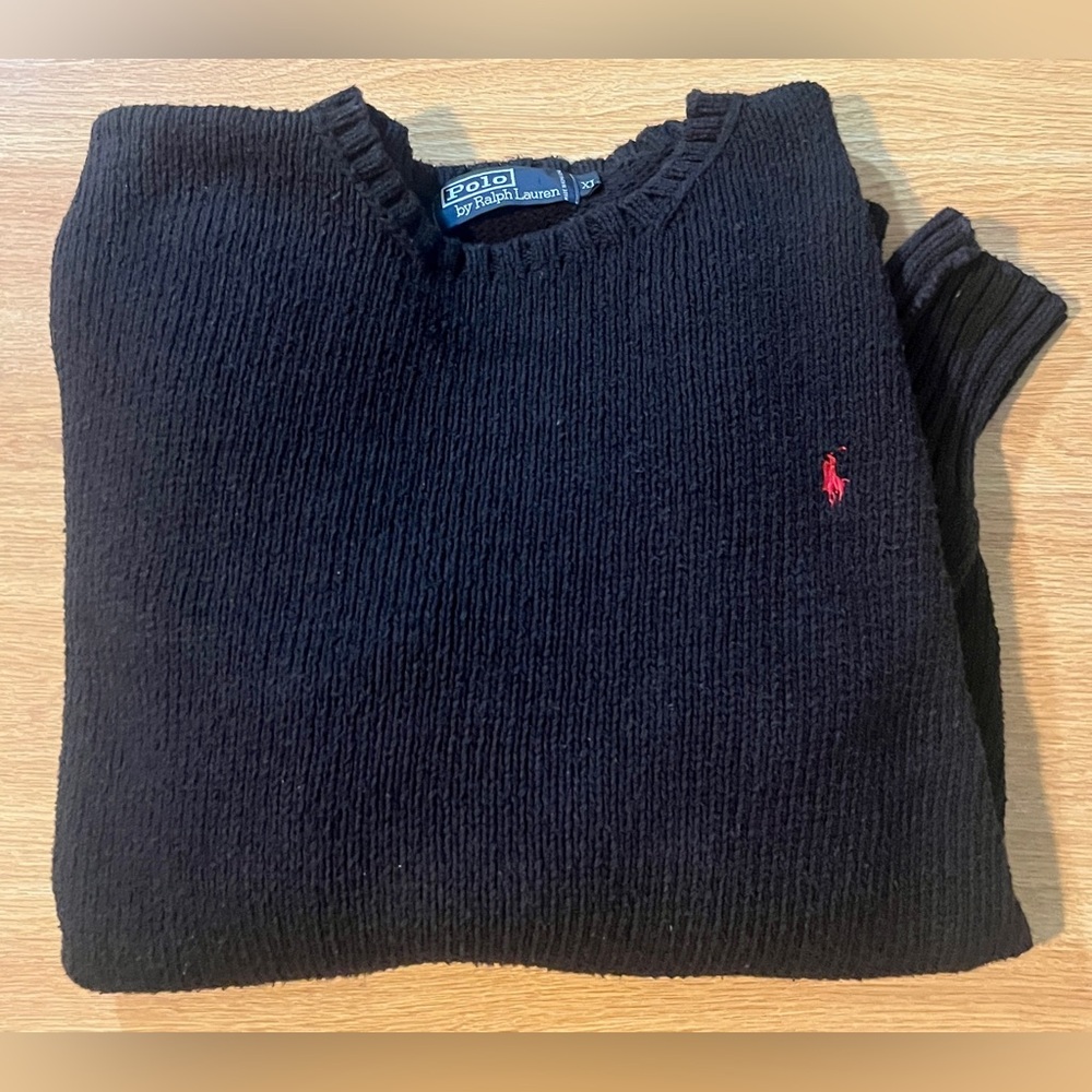 Vintage Polo ralph lauren mens Pima cotton sweater XL